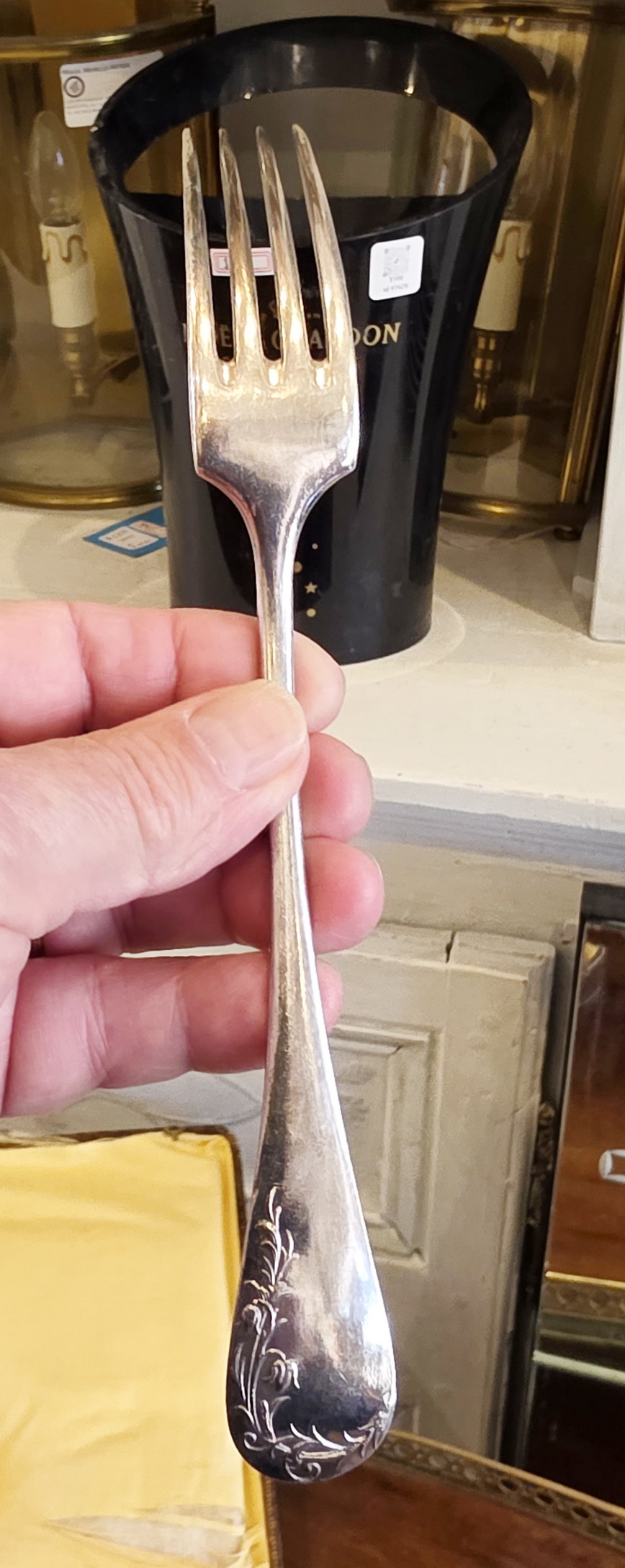 A French Silver set of Forks and Spoons A French Silver set of Forks and Spoons